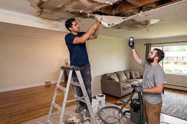 Ceiling Water Damage Restoration Sandy