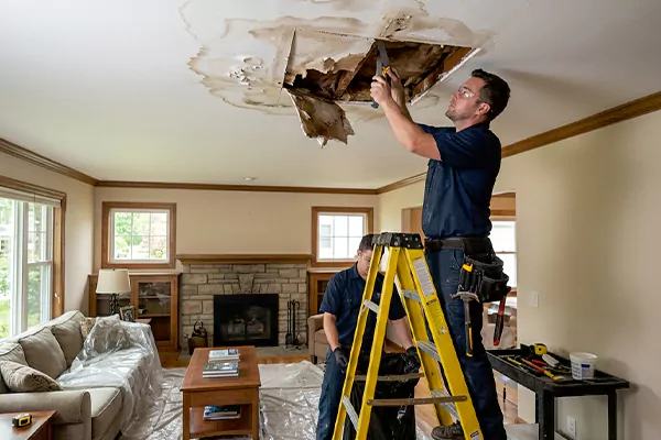 Water Damage Ceiling Repair Sandy