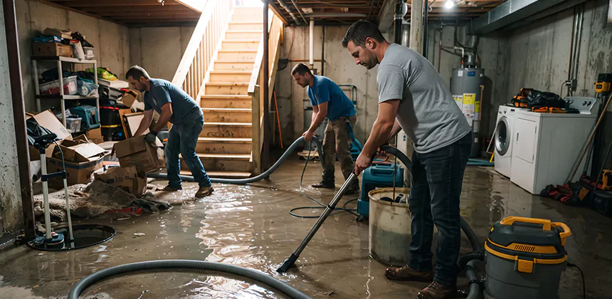 Emergency Basement Flooding Clean Up Service in Sandy