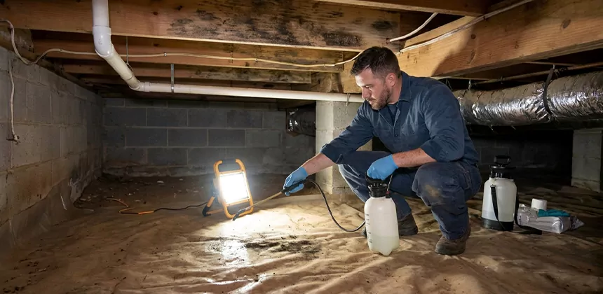 Crawl Space Mold Treatment in Sandy