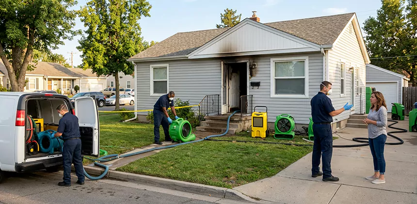 Fire and Water Damage Restoration in Sandy