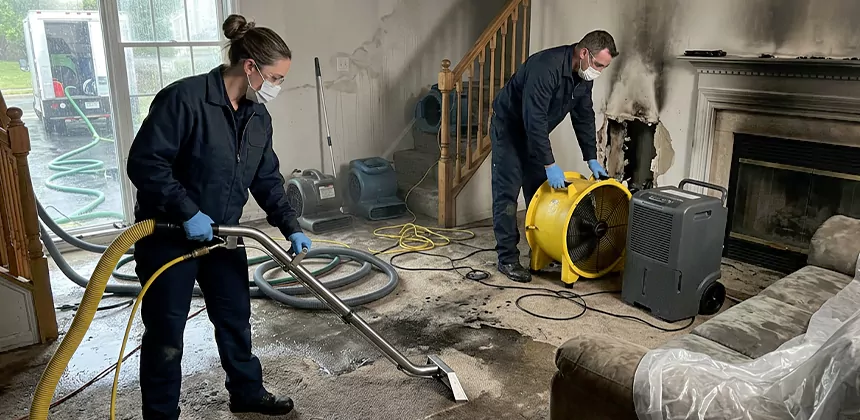 Same-Day Fire and Water Restoration in Sandy