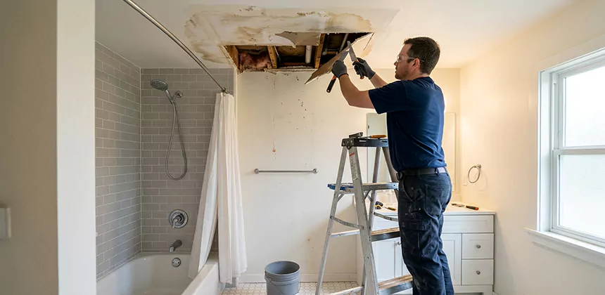 Bathroom Leak Ceiling Repair in Sandy