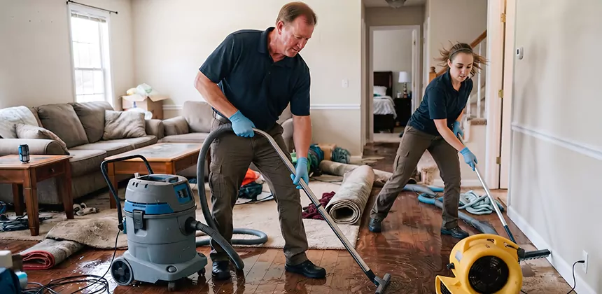 Hidden Leak Clean Up in Sandy